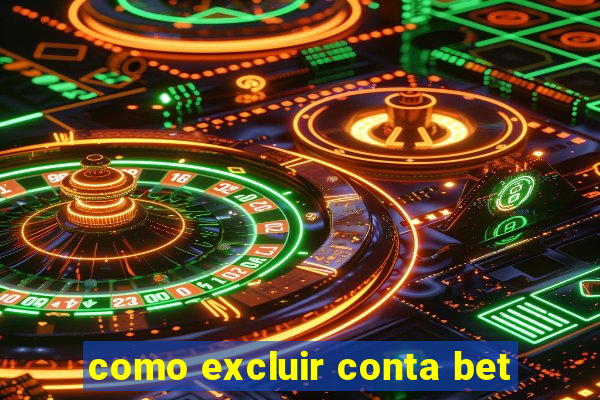 como excluir conta bet